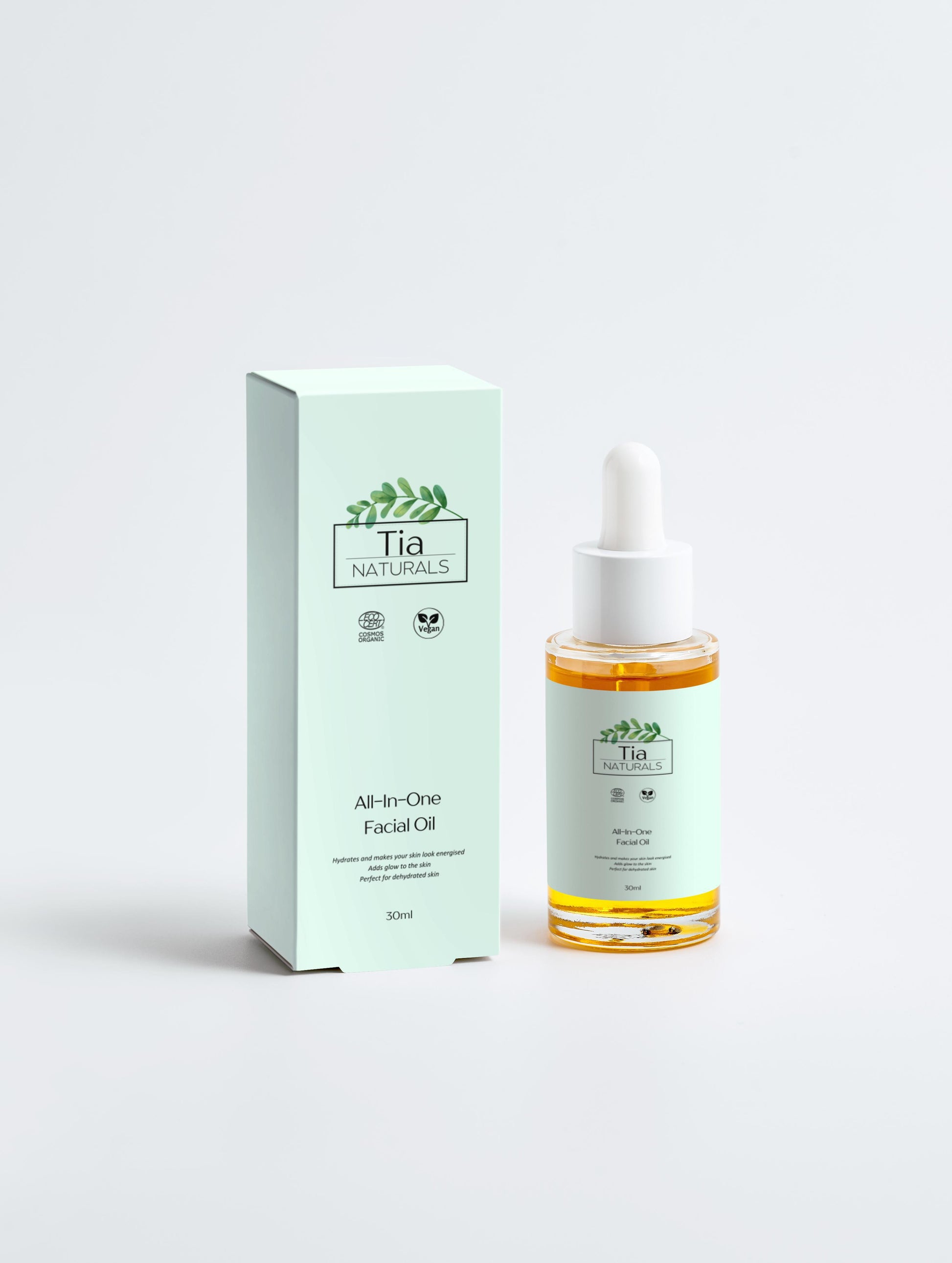 All-In-One Facial Oil - Organic Certified - Tia Naturals