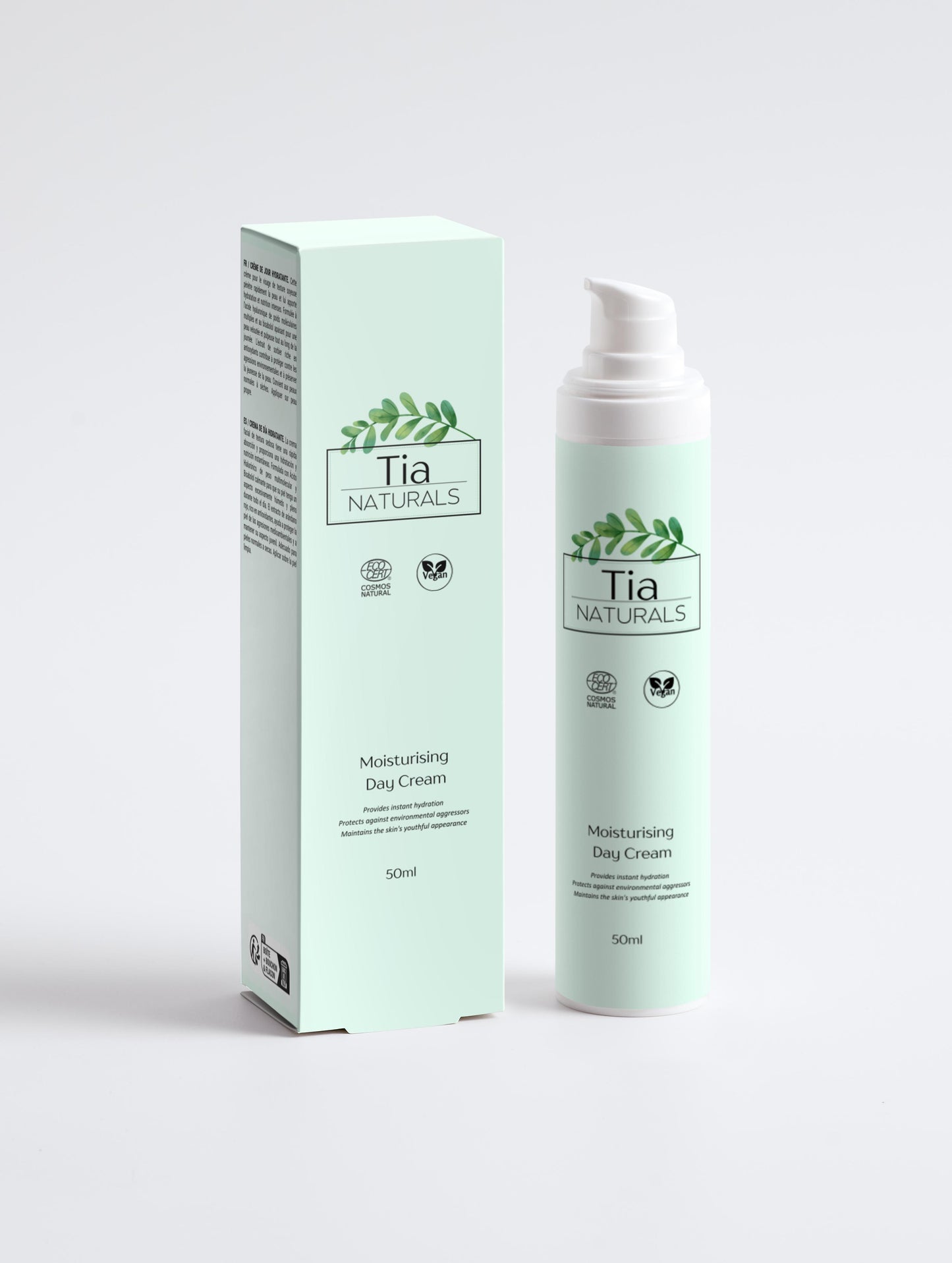 Moisturising Day Cream - Certified Natural - Tia Naturals